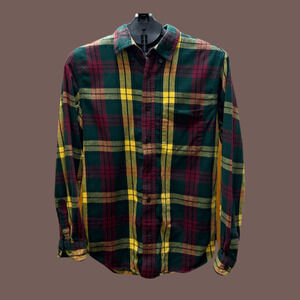 L.L. Bean Plaid Flannel Shirt | Multicolor | Size S | Vintage